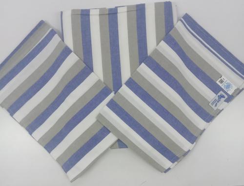 BEDSHEET STRIPE 90X108 2 PILLOW COVER